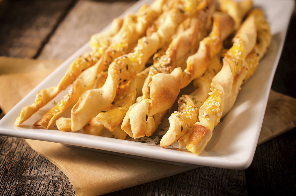 Grisines Con SÉsamo Con Dip De Queso Crema Y Ciboulette Avanti 8400